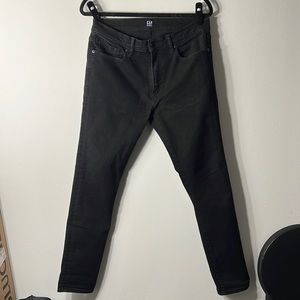 Gap Super Skinny Black Jeans 32 x 30